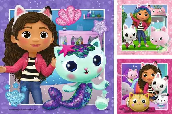 Gabby's Dollhouse: It's meow time! - 3 in a Box