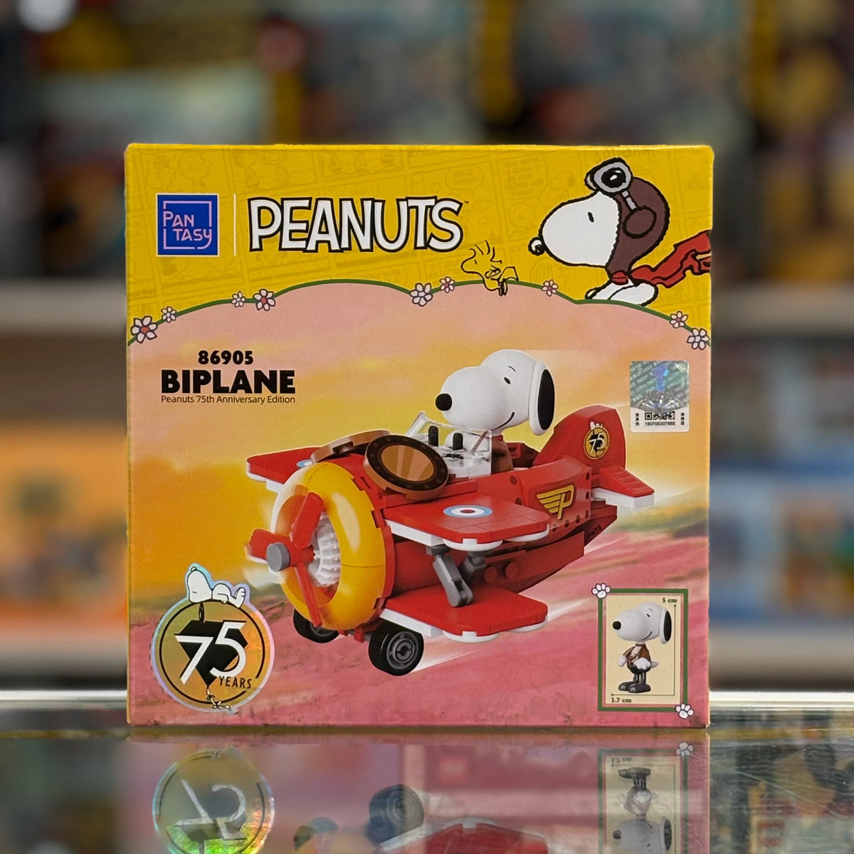 Snoopy Where We Go - Biplane - Building Brick Set