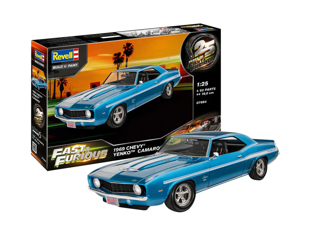 1:25 Fast & Furious 1969 Chevy Camaro Yenko