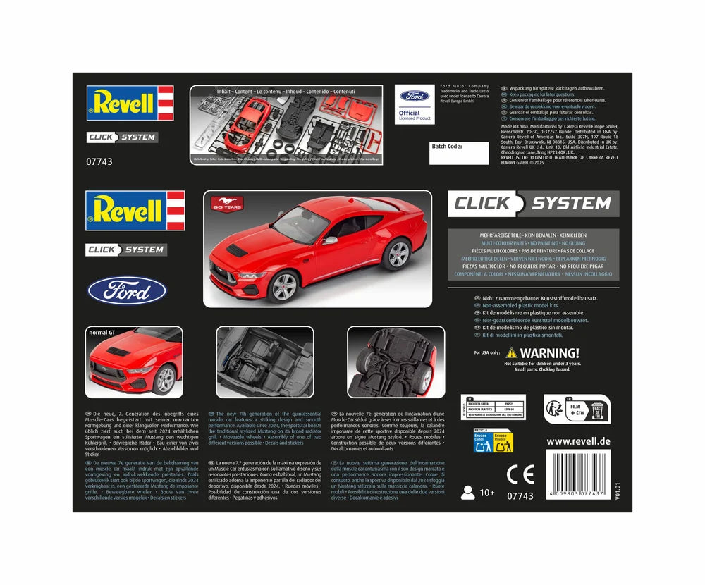 1/25 2024 Ford Mustang GT Click System