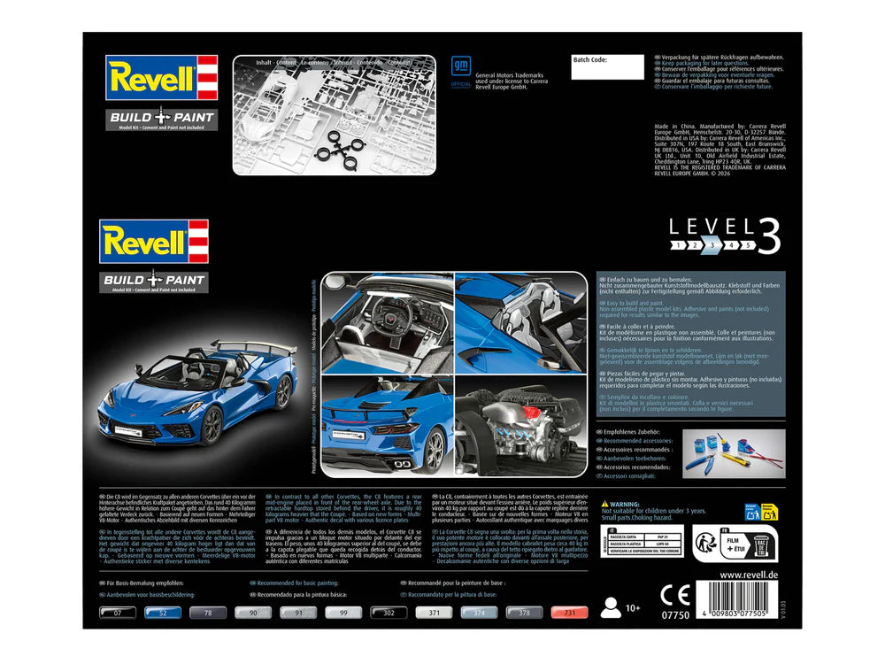 1:25 Corvette C8 Cabriolet
