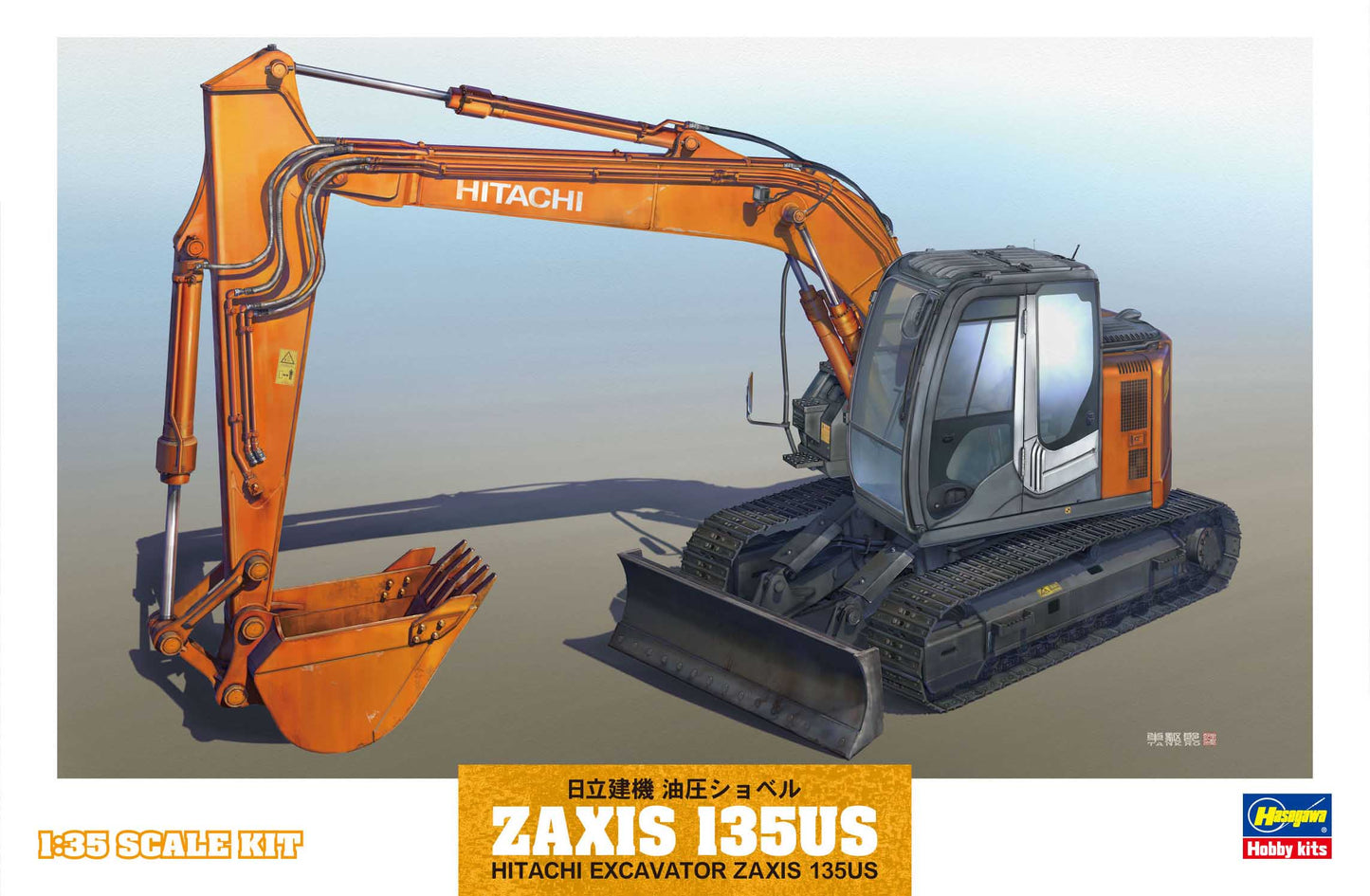 1/35 Hitachi Excavator Zaxis 135Us