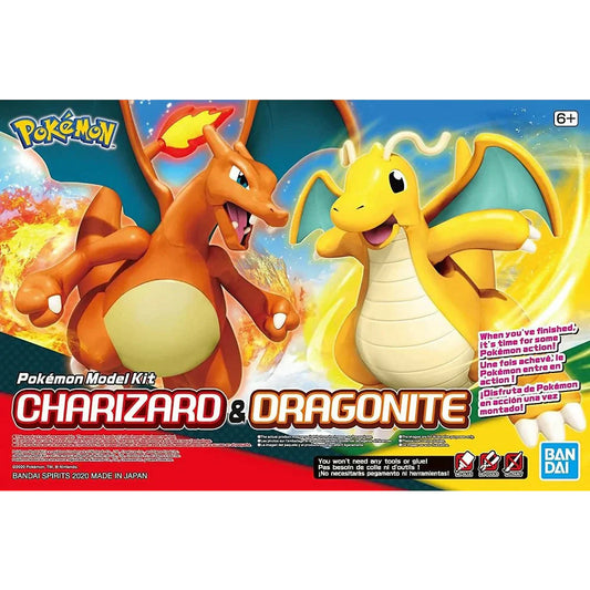 Bandai Charizard & Dragonite 'Pokemon', Bandai Spirits Pokemon Model Kit