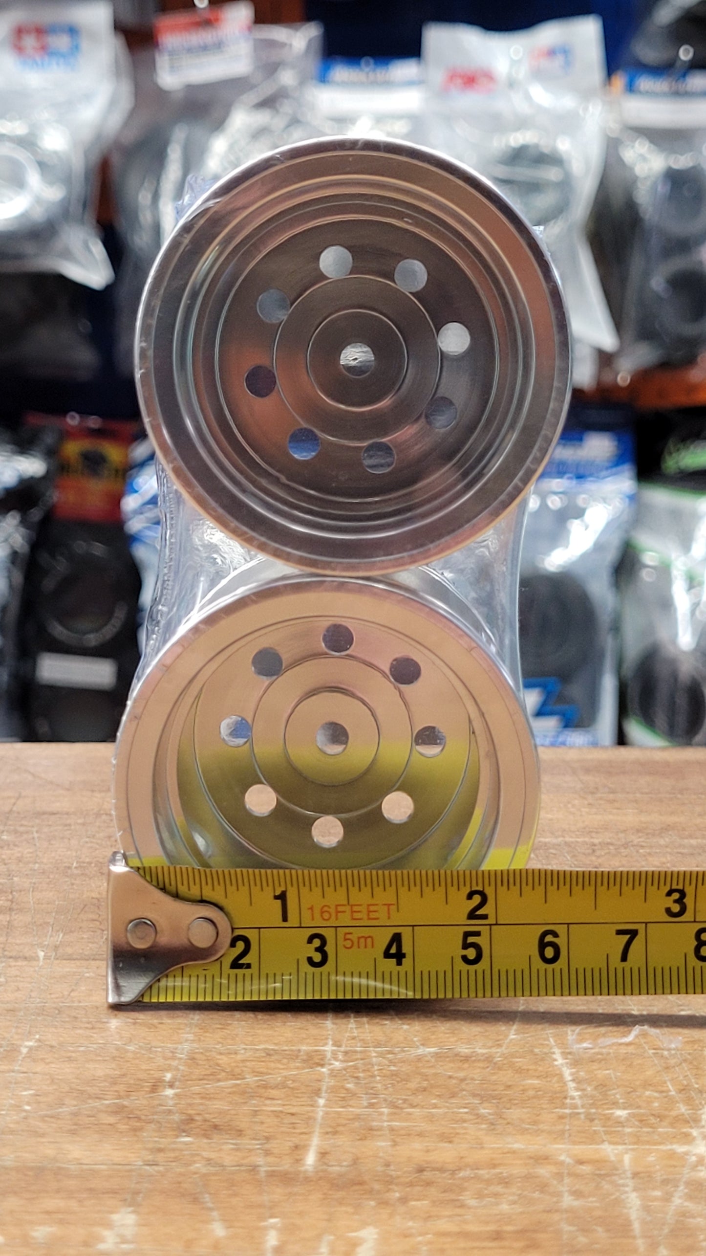 Aluminum truck wheels (x2)