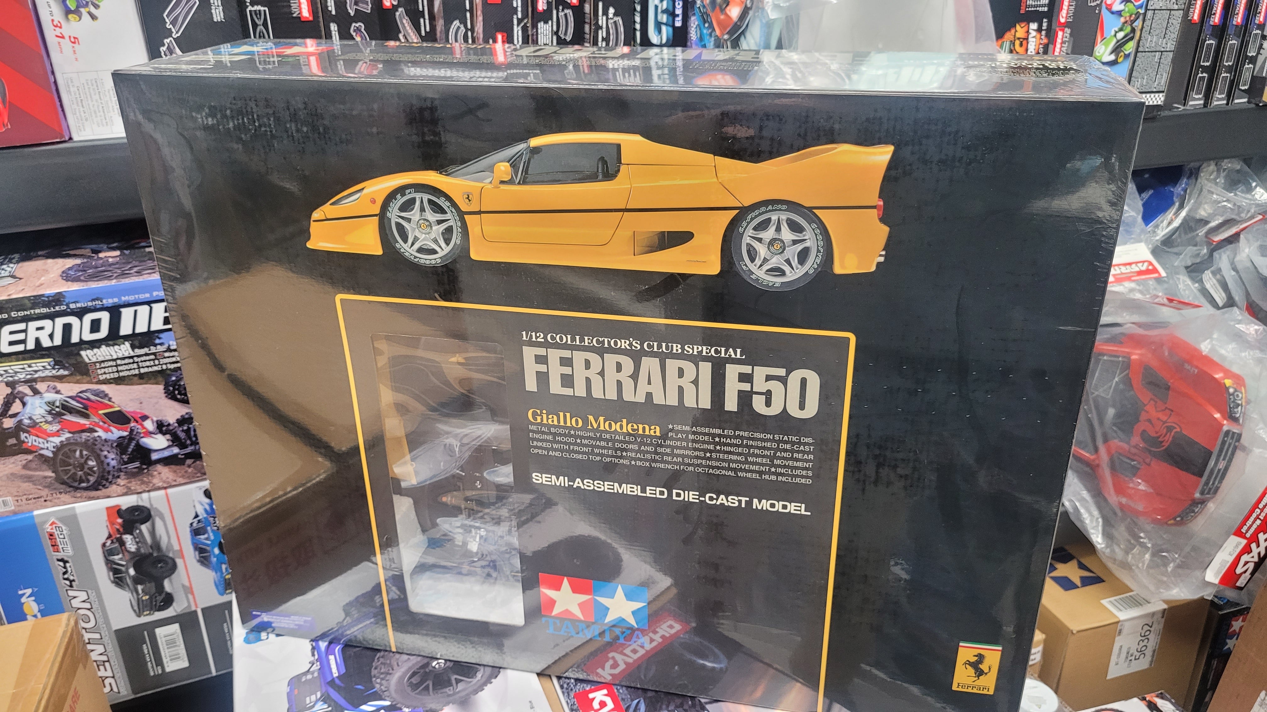 1/12 1996 Ferrari F50 - Giallo Modena – Chris's House