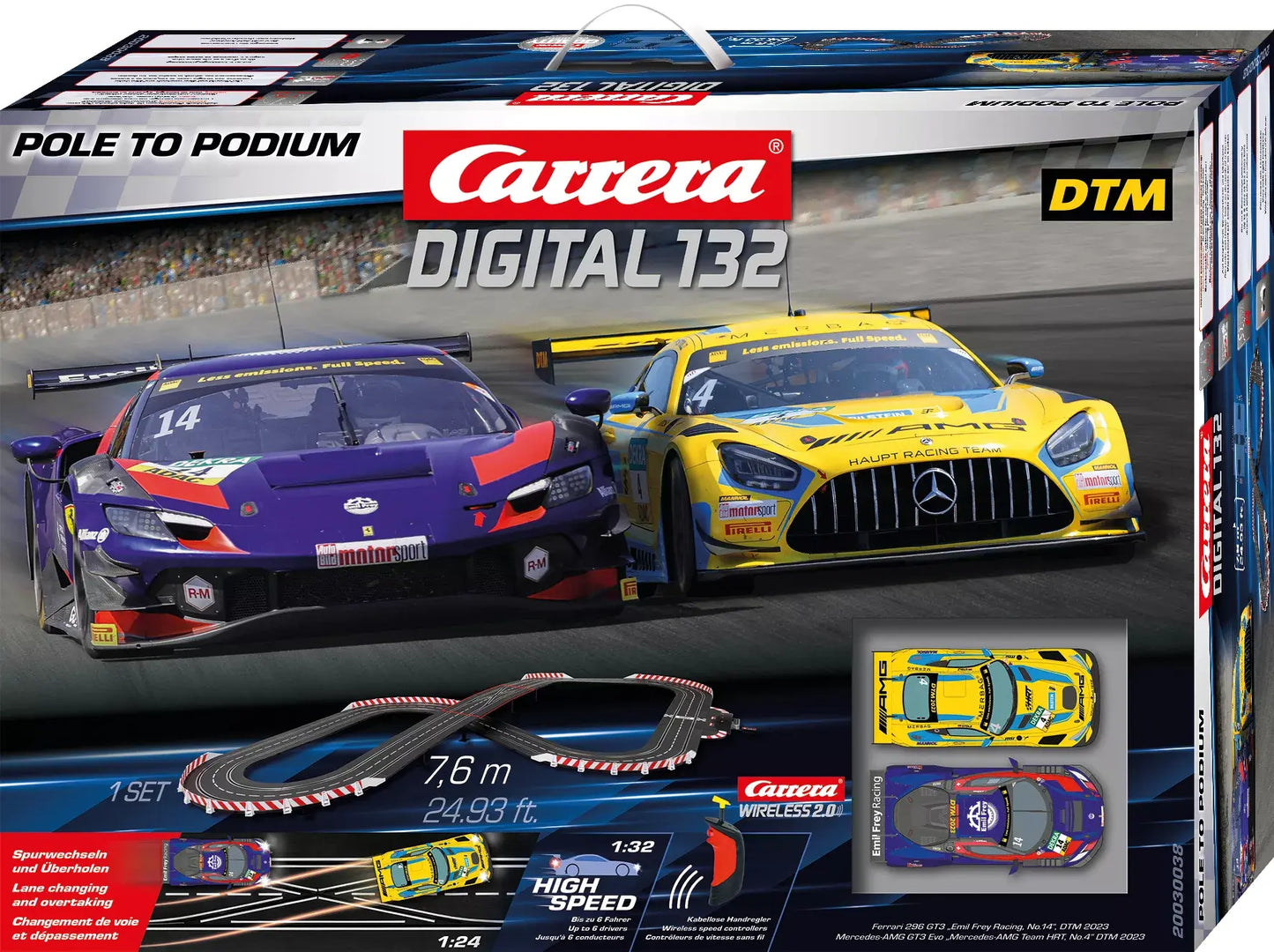 Pole to Podium Carrera Digital Slotcar Set - DAMAGED BOX