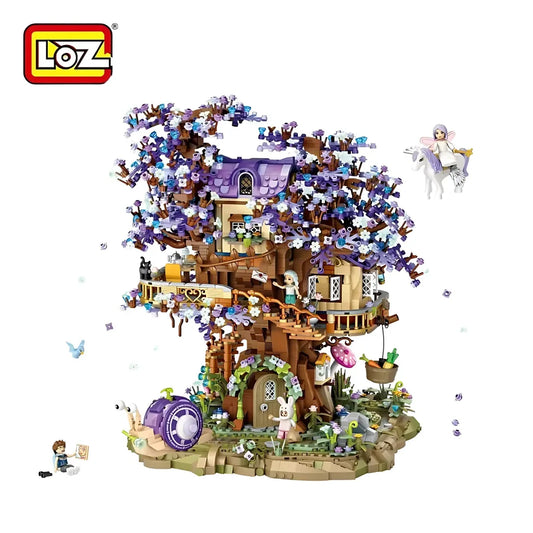 Elf Tree House Building Brick Set