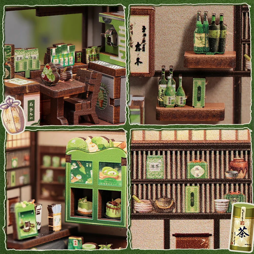 Kyoto Matcha Cottage -  DIY Miniature House Kit