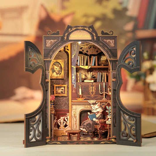 Count Cat's Study - DIY Miniature House Kit