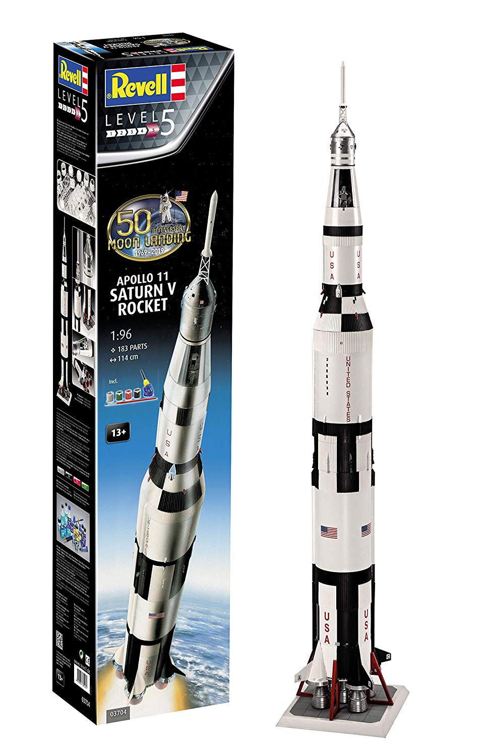 1:96 Apollo 11 Saturn V Rocket