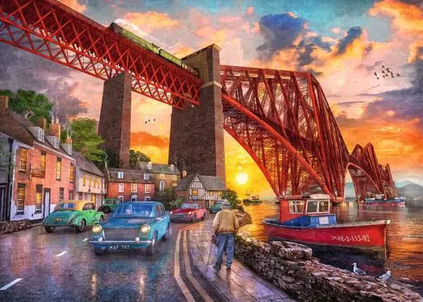 Forth Bridge at Sunset