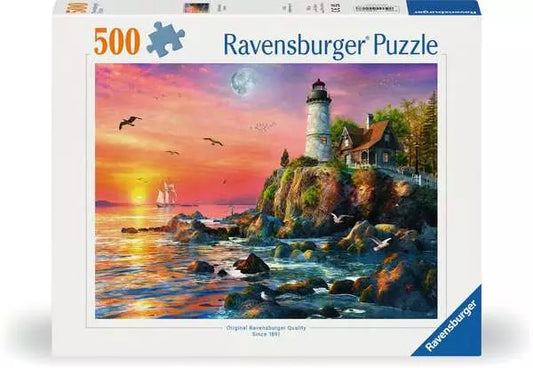 Lighthouse at Sunset