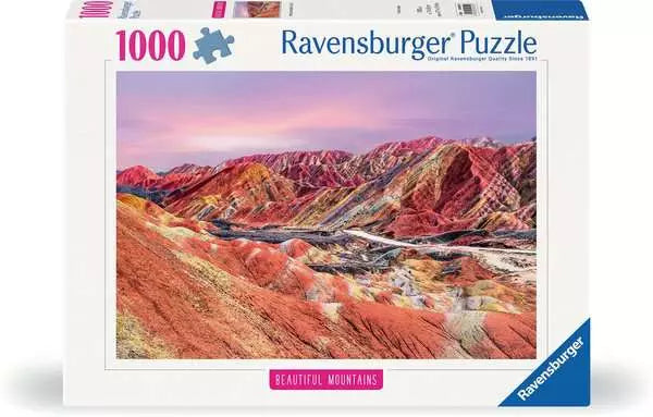Beautiful Mountains - Rainbow Mountains, China