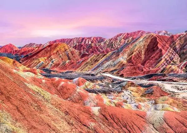 Beautiful Mountains - Rainbow Mountains, China