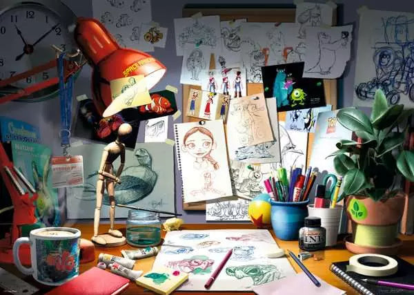 Disney Pixar: The Artist's Desk
