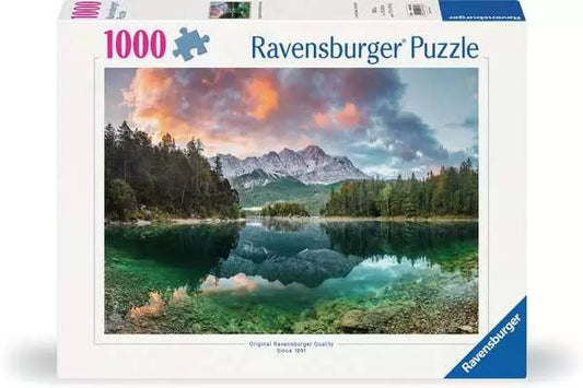 Zugspitze at the Eibsee, Germany