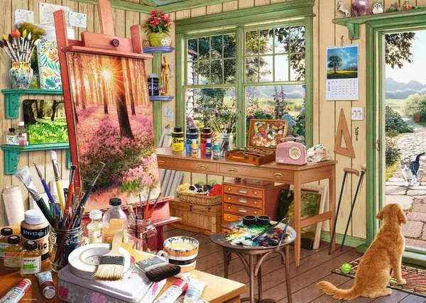 My Haven: Artist's Shed by Steve Read