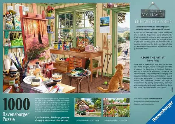 My Haven: Artist's Shed by Steve Read