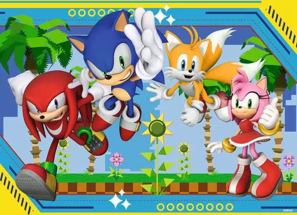 Sonic the Hedgehog - Knuckles, Sonic, Tails, Amy