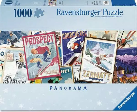 Vintage Ski Posters - 1000 PIECE