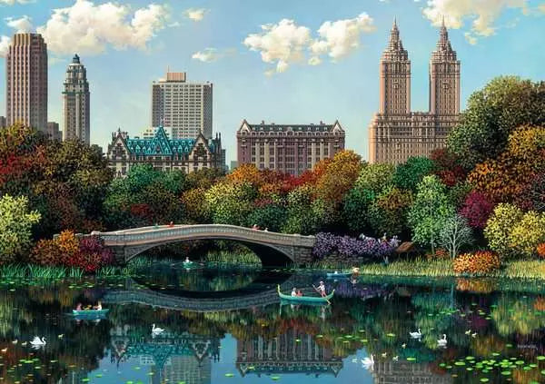 NY Central Park, Bow Bridge