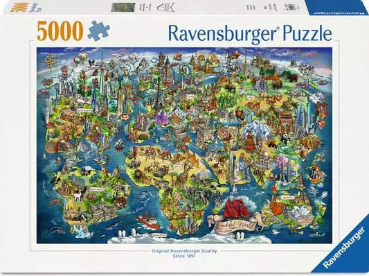 Illustrated World Map