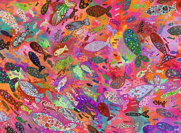 Fish in Fuchsia