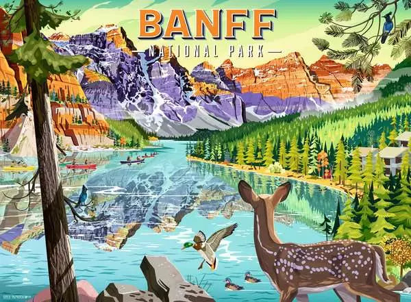 Greg Paprocki - Banff National Park (Canada) - 500 PIECE