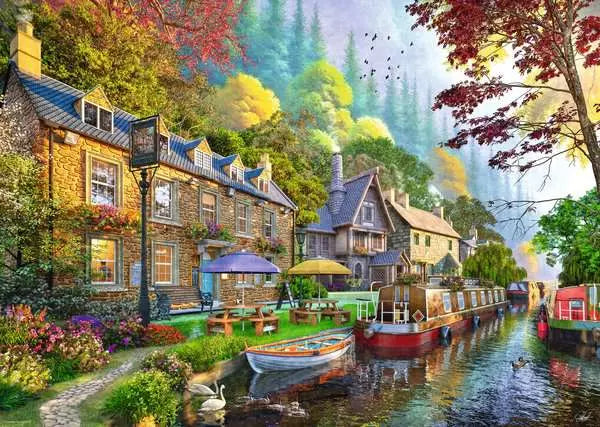 Down Lane No 6: Canal Side Lane - 1000 PIECE