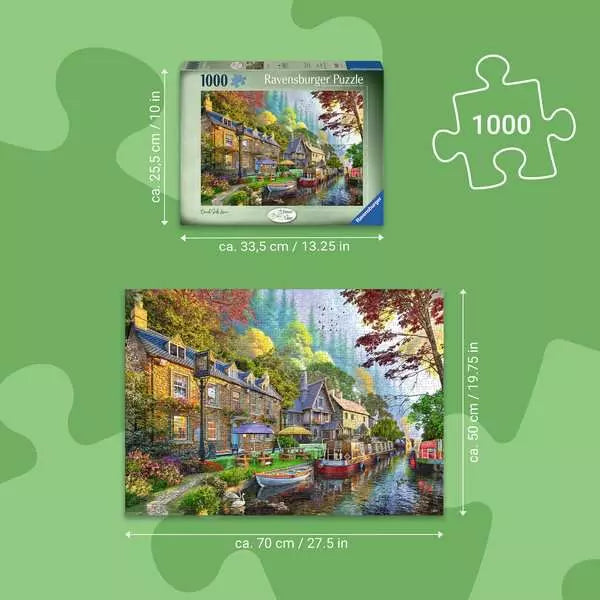 Down Lane No 6: Canal Side Lane - 1000 PIECE
