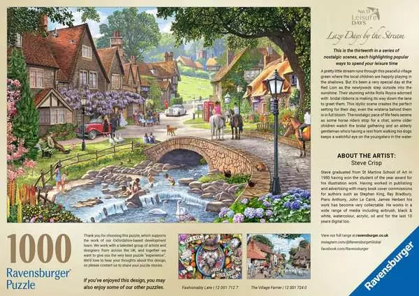 Leisure Days No 13 - Lazy Days by the Stream - 1000 PIECE