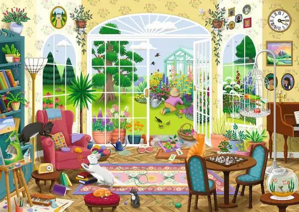 Summer Garden Parlour - 1000 PIECE