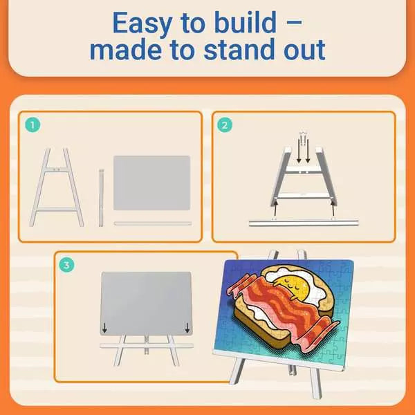 Kawaii Breakfast, Lunch & Dinner Puzzle & Easel Set - 3 in a Box!