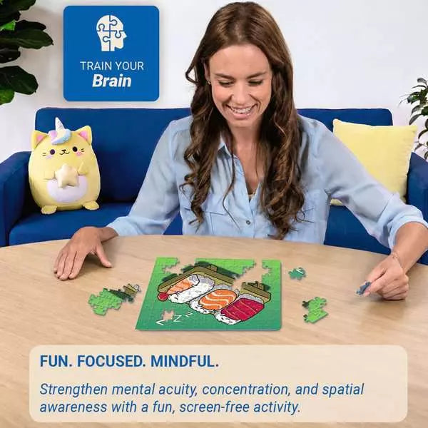 Kawaii Breakfast, Lunch & Dinner Puzzle & Easel Set - 3 in a Box!