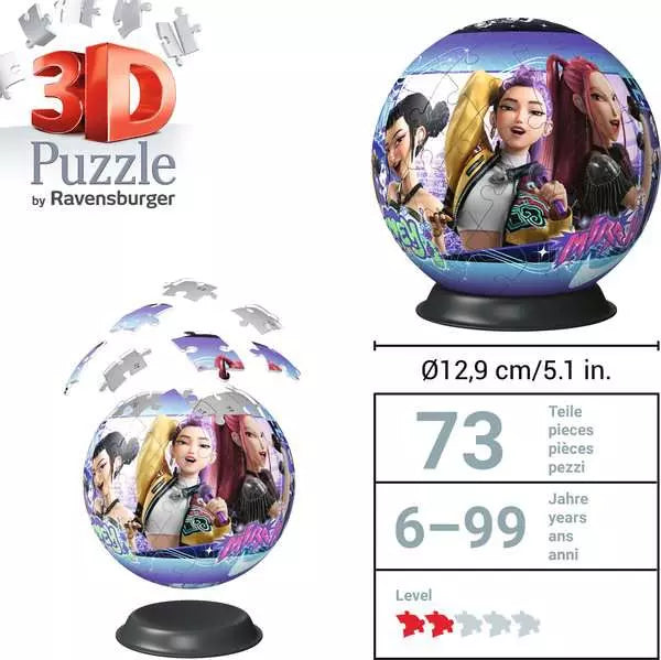 K-Pop Demon Hunters - Puzzle-Ball - 72 PIECE