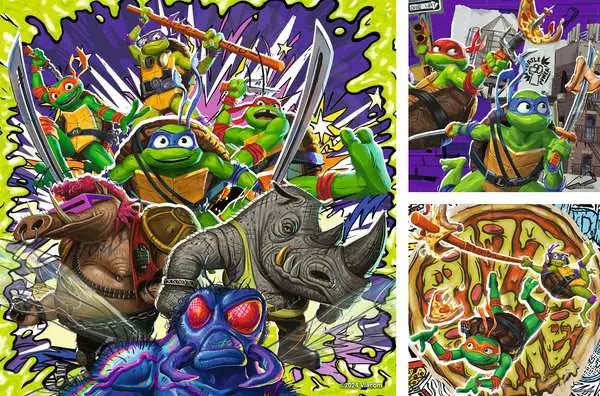 Ninja Turtles in Action! 3 in a Box!