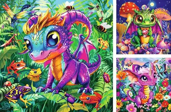 Baby Garden Dragons - 3 in a Box!