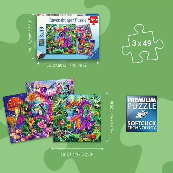 Baby Garden Dragons - 3 in a Box!