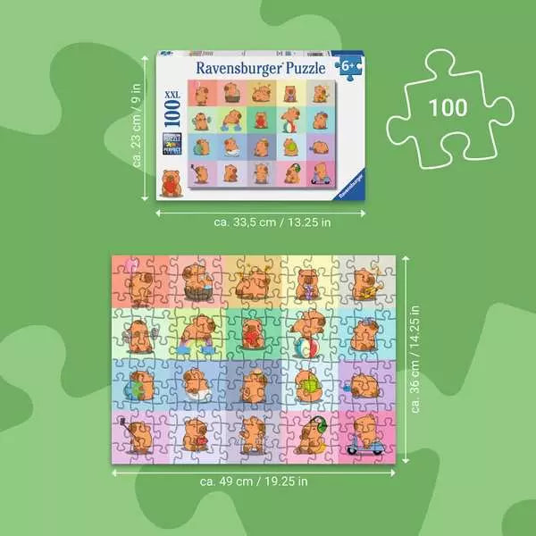 Capybara - 100 PIECES
