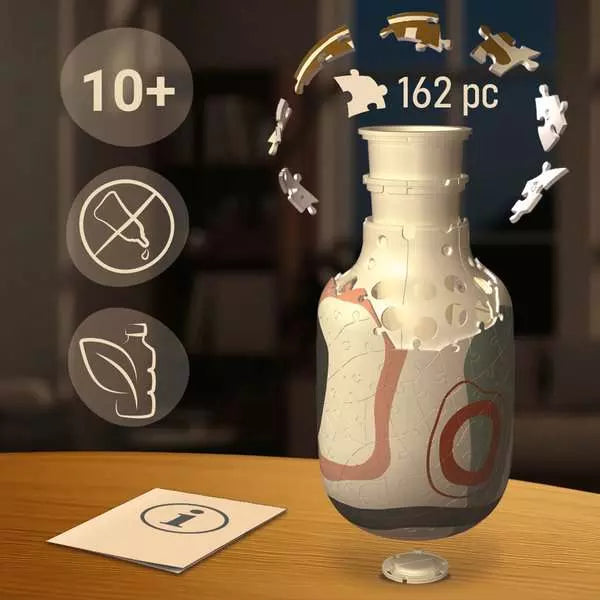 3D Puzzle - Vase Organic Beige - 162 pieces