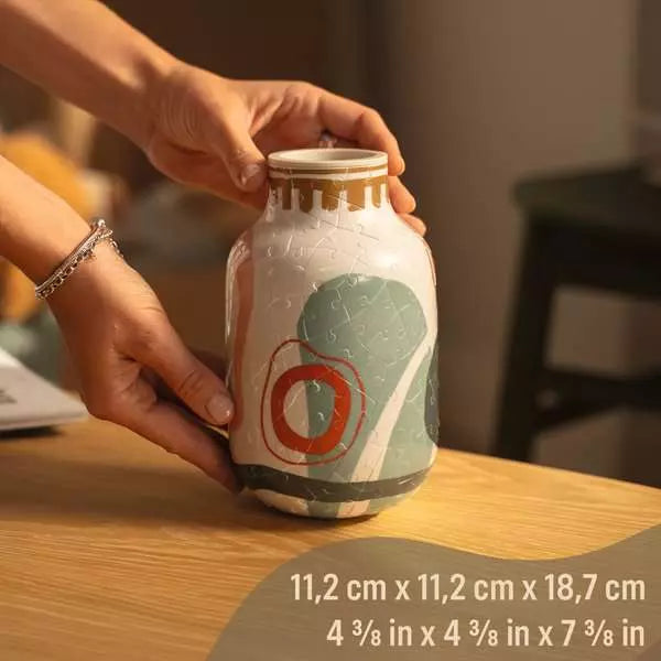 3D Puzzle - Vase Organic Beige - 162 pieces