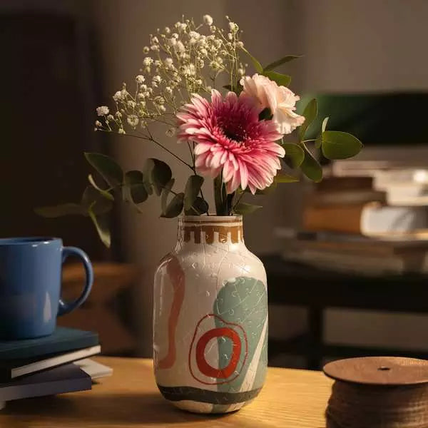 3D Puzzle - Vase Organic Beige - 162 pieces