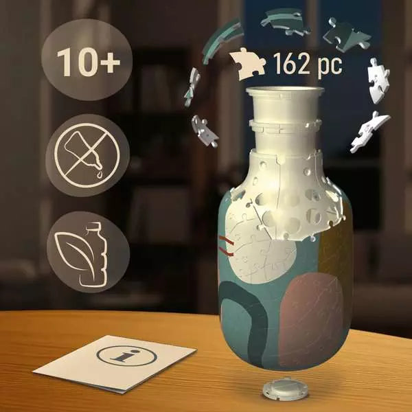 3D Puzzle - Vase Organic Sage - 162 pieces