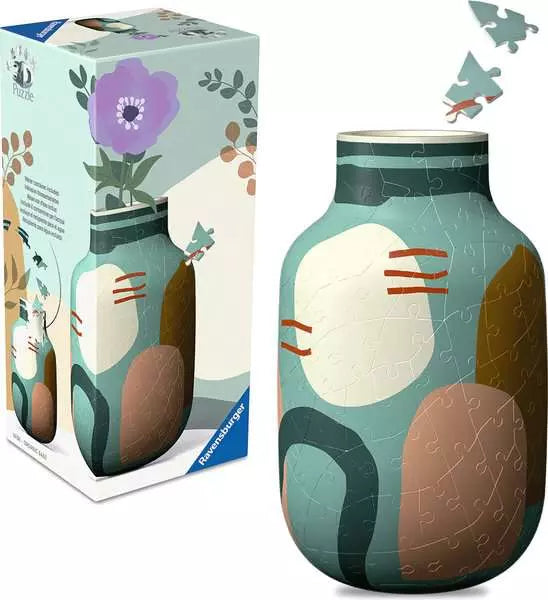 3D Puzzle - Vase Organic Sage - 162 pieces