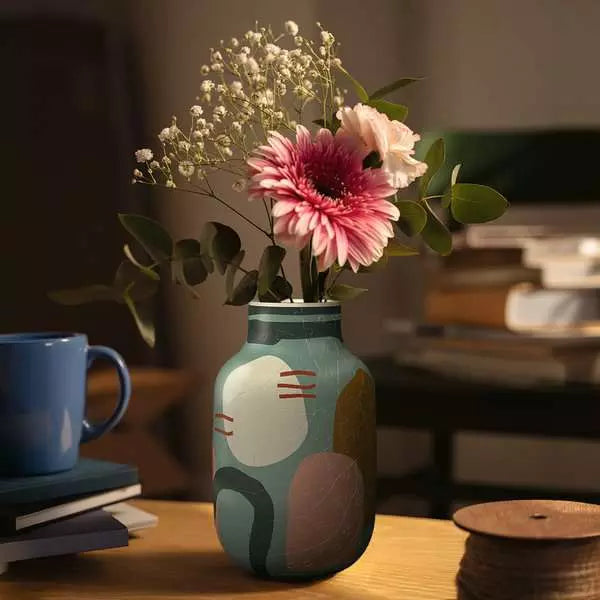 3D Puzzle - Vase Organic Sage - 162 pieces