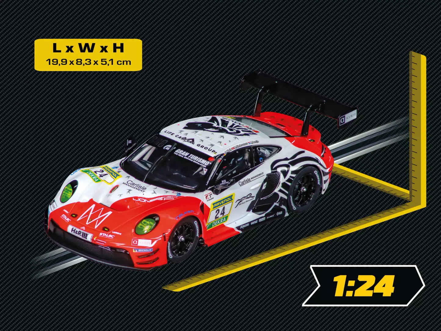 DIGITAL 1:24 Porsche 911 GT3 R "Lionspeed GP, No.24"