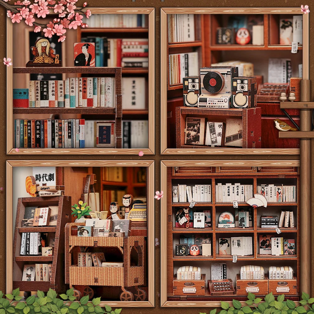 Antique bookery of Kyoto -  DIY Miniature House Kit