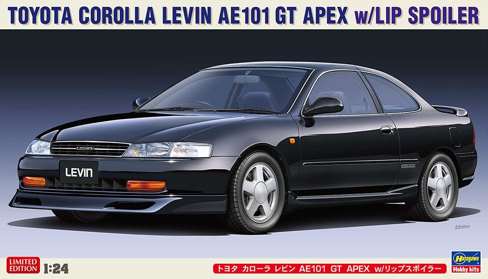 Hasegawa 1/24 Toyota Corolla Levin AE101 GT Apex w/LIP Spoiler