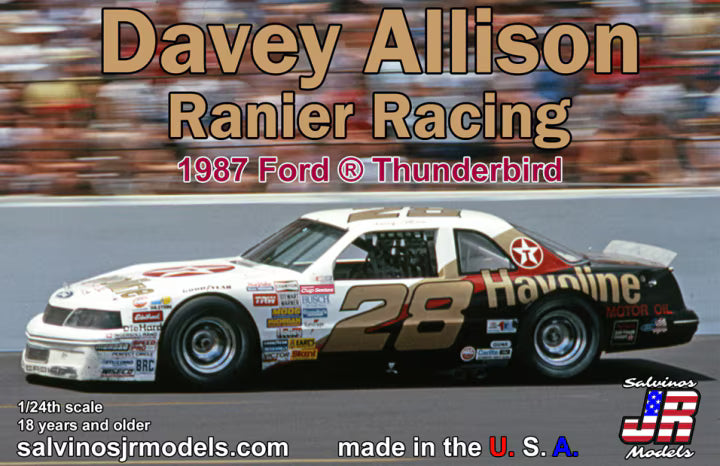 1/24 Davey Allison Ranier Racing 1987 Ford Thunderbird