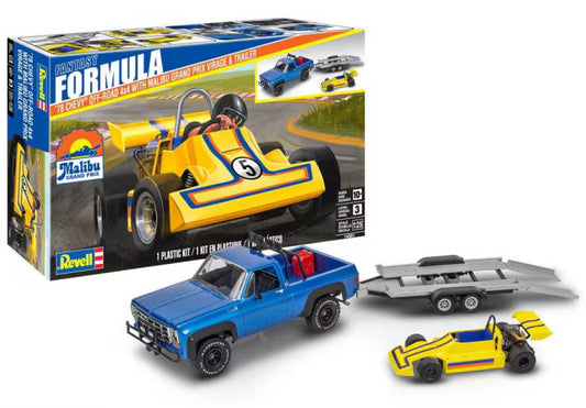 1:25 1978 CHEVY OFF ROAD 4X4 W GP & TRAILER